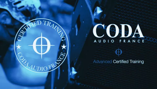 Installation - exploitation d'un système de diffusion CODA Audio - advanced certified training Lille